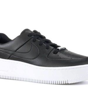 Nike Air Force One Sage Black White Sneakers